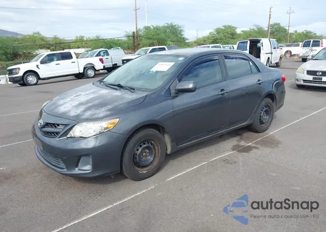 2011 Toyota Corolla Le z USA, uszkodzony, nr VIN 2T1BU4EE0BC625502